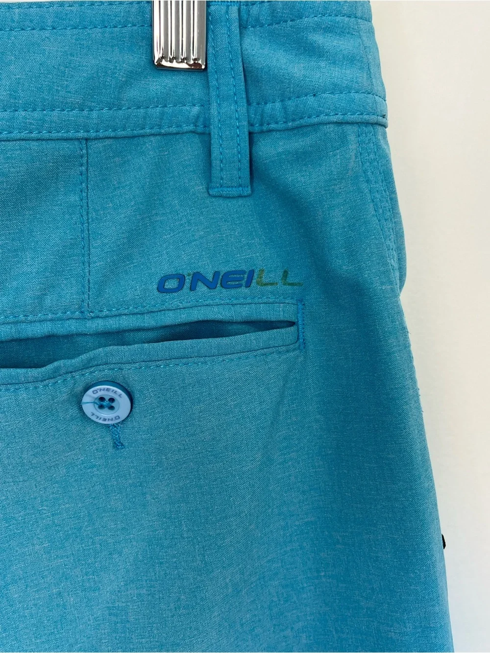 O'Neill Hybrid Shorts Mens 30 Teal Aqua Blue Boardshorts Amphibious Quick Dry